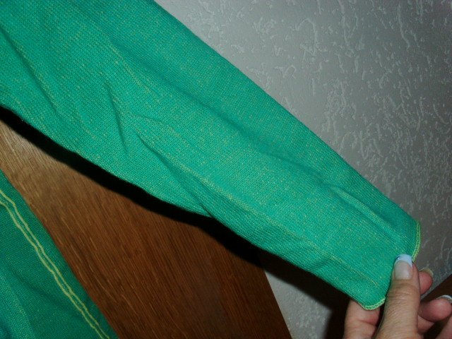 Cardigan von Gina Laura, türkis-grün, Gr. 48/50