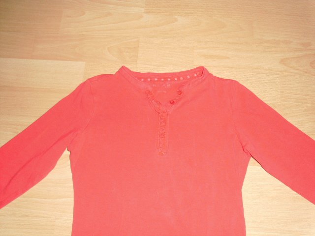 Langarmshirt von TCM, rot, Gr. 128