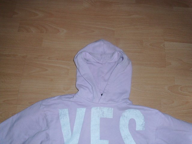 Kurzer Hoodie von Page, flieder mit Motiv, Gr. 134/140