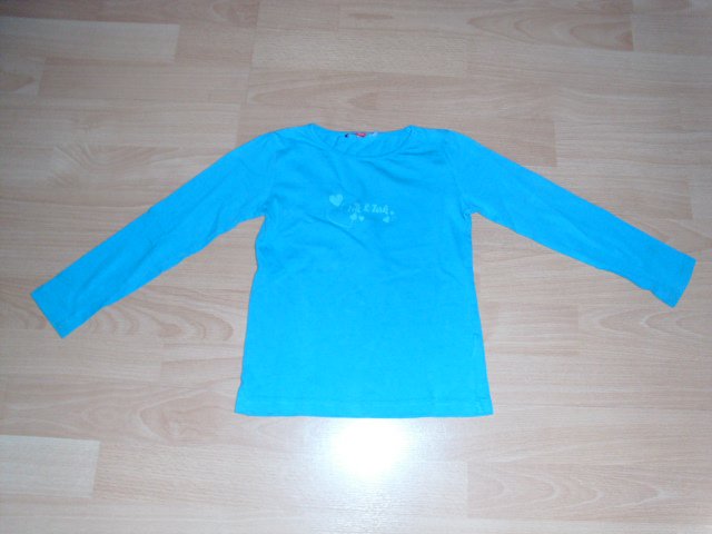 Langarmshirt von Tik & Tak, türkis, mit Motiv, Gr. 104