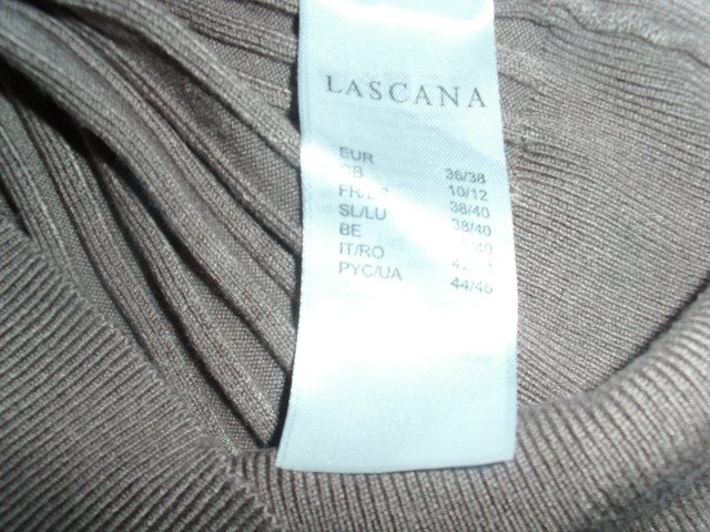 Langarmrolli von Lascana, mittelbraun, Gr. 36/38