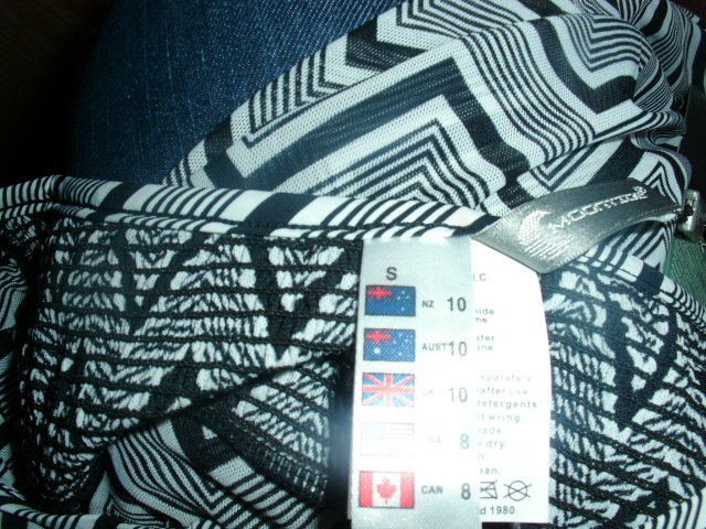 Strandkleid von Moontide, schwarz-weiß, Gr. S mit Etikett