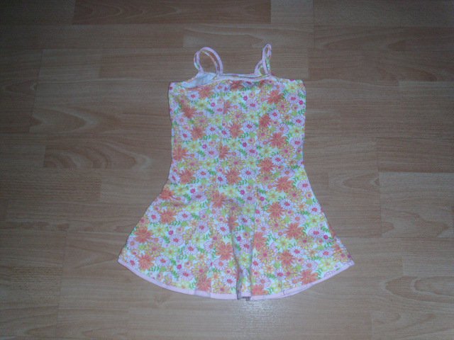 Trägertunika von Okay, mit Blumen, Gr. 104