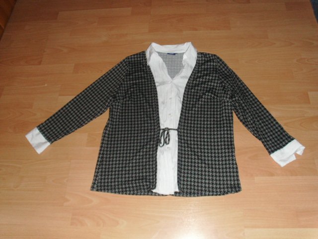 Bluse von Designers, 2 in 1 Optik, Gr. 48