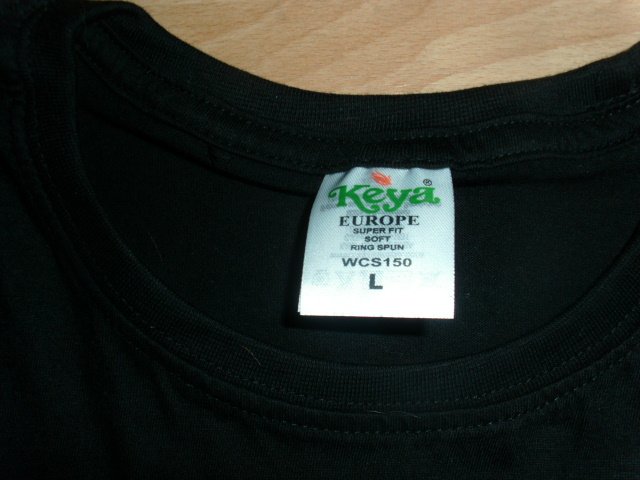 2 T-Shirts von Keya Europe, schwarz, Gr. 40