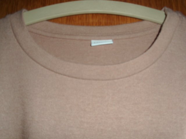 Langarmshirt von Lascana, rosé / beige Gr. 40