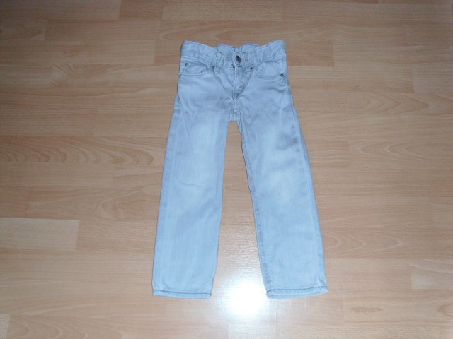 Jeans von H&M, hellgrau, Gr. 98