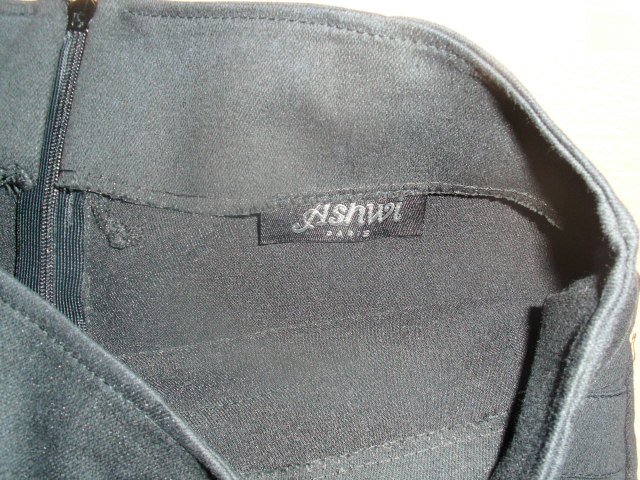 Minirock von Ashwi Paris, schwarz , Gr. 36