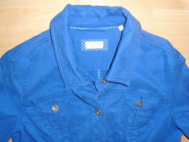 Jeansjacke von Gina Laura, mittelblau Gr. 44 (L)