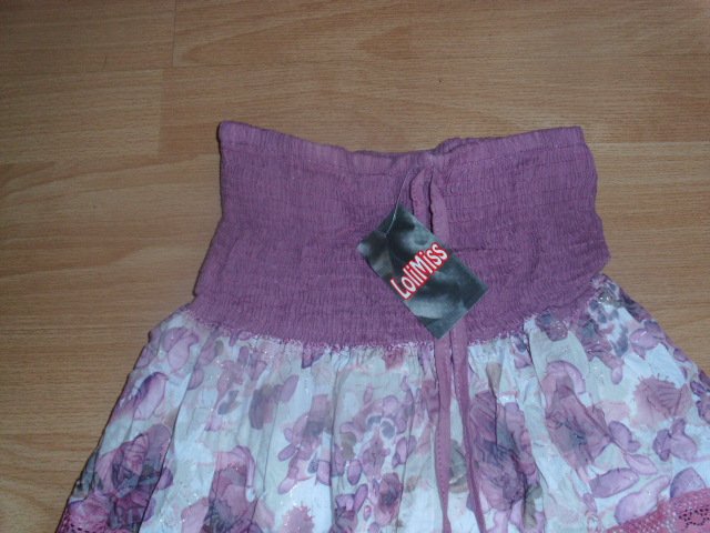 Sommerrock von LoliMiss, rosa, Gr. 36 (S) mit Etikett