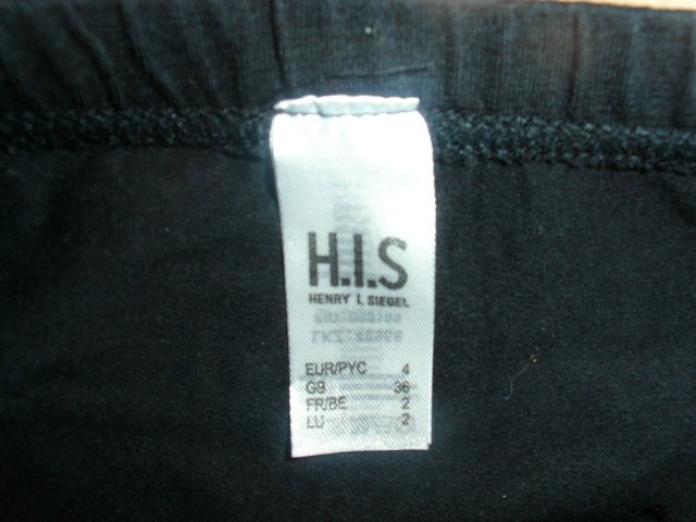 10 Herrenslips von H.I.S. , schwarz, Gr. 48 (4) OVP