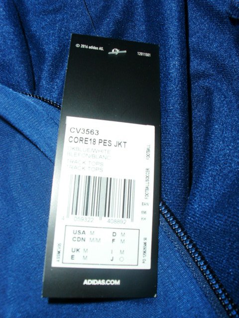 Trainingsjacke von Adidas, dunkelblau, Gr. M OVP