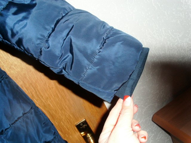 Puffermantel von Tom Tailor, dunkelblau, Gr. 40