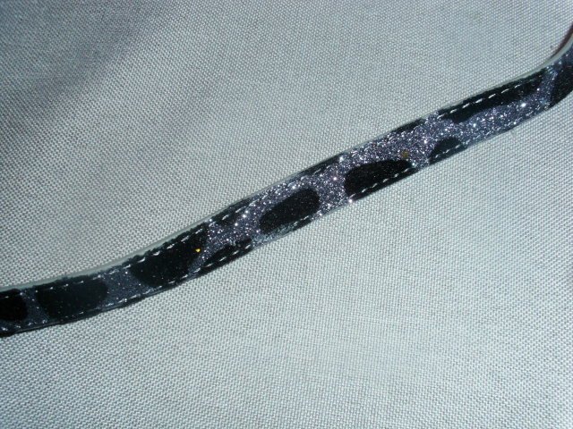 Gürtel von Name it, schwarz-silber, Gr. 104 - 122 mit Etikett