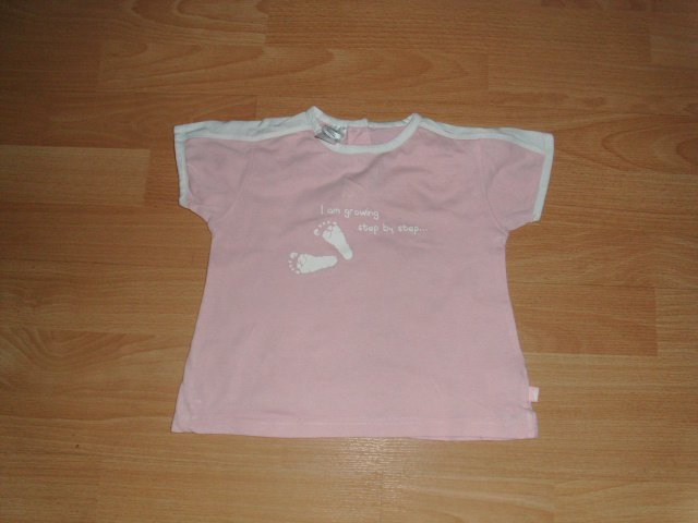 T-Shirt von Baby Club, rosa mit Motiv, Gr. 92