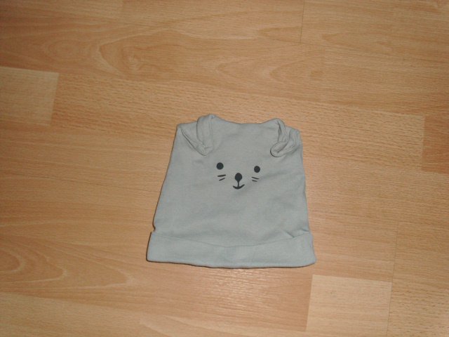 Mütze von H&M, beige, mit Motiv, Gr. 86 NEUwertig