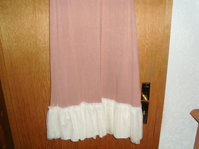 Kleid von Meisie, altrosa mit Spitze, Gr. 40/42 neu