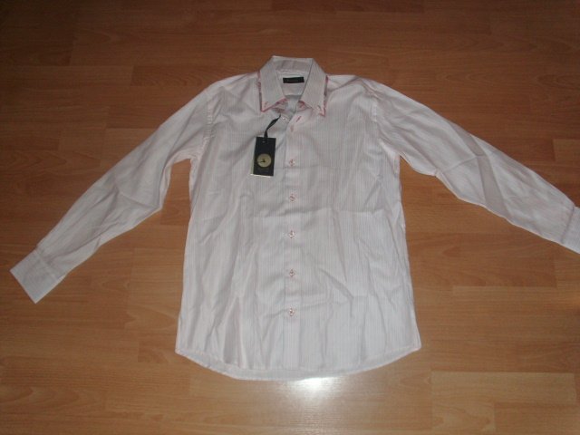 Business-Hemd von Pontto men, gestreift, Gr. L mit Etikett