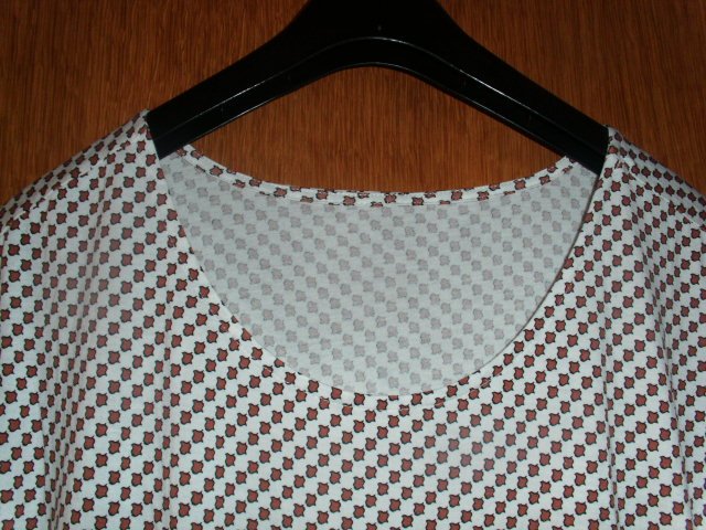 T-Shirt von Vivance, wollweiß mit Motiven, Gr. 36/38