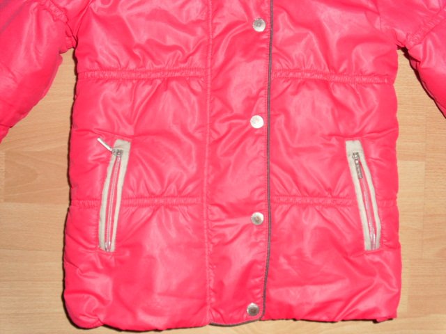 Winterjacke von Tom Tailor, dunkelpink, Gr. 116/122
