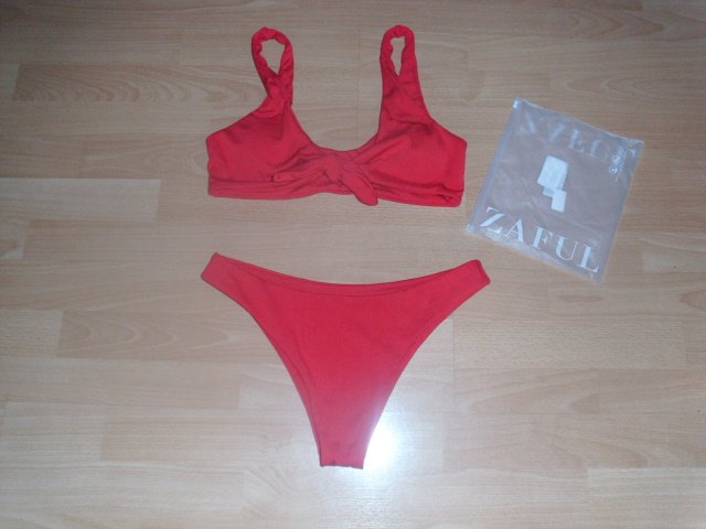 Bikini von Zaful, rot, Gr. 40 (L) OVP