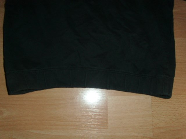 Hoodie von H&M, dunkelgrau mit Schriftzug, Gr. 122