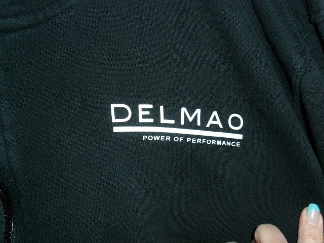 Hoodie von Delmao, schwarz, Gr.  XXL