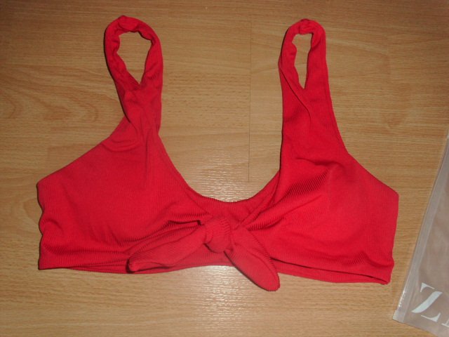 Bikini von Zaful, rot, Gr. 40 (L) OVP
