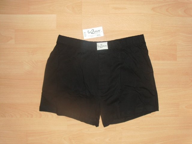Boxershorts von Fun 2 Wear, schwarz, Gr. XXL mit Etikett