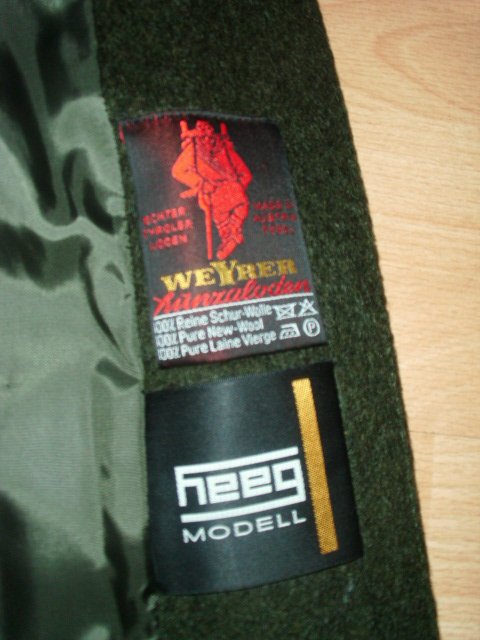 Lodenmantel von Weyrer, dunkelgrün, Gr. 42