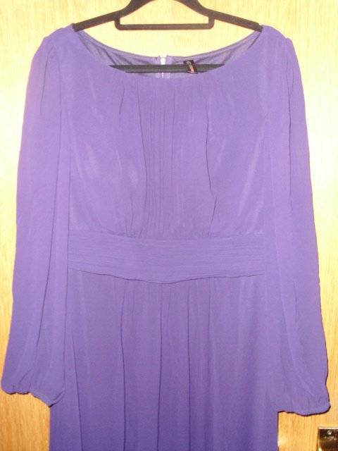 Abendkleid von Ever Pretty, dunkellila, Gr. 40 mit Makel