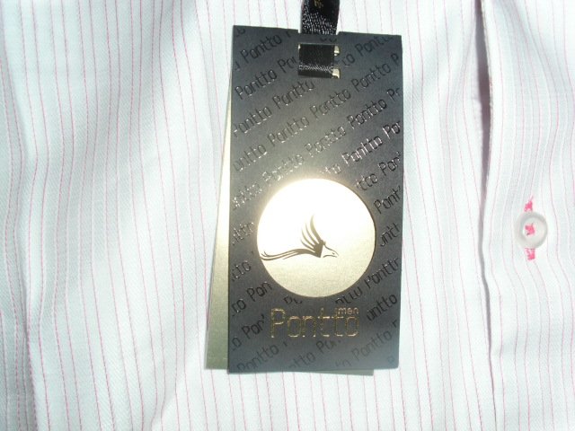 Business-Hemd von Pontto men, gestreift, Gr. L mit Etikett