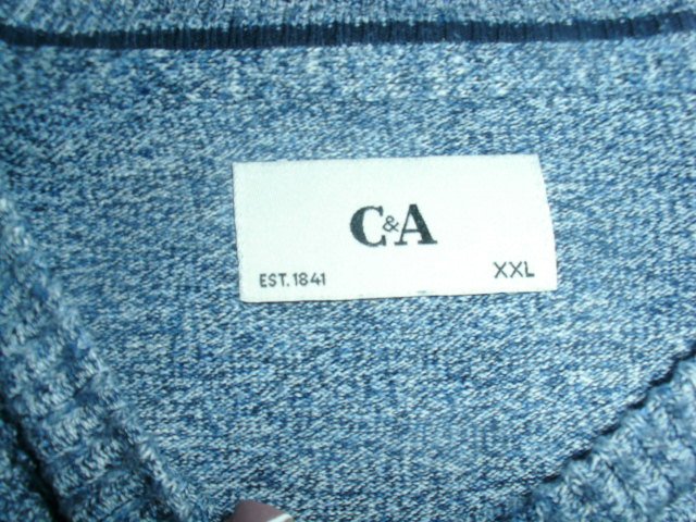 Pullover von C&A, blaugrau, Gr. XXL