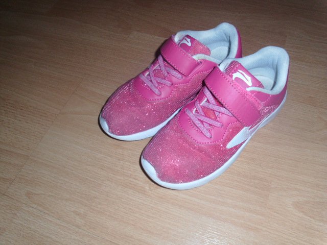 Sneaker von Graceland, pink glitzernd, Gr. 31