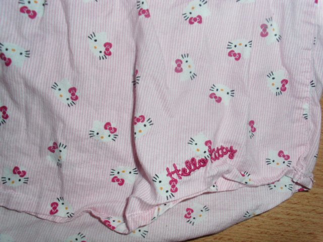 Langarmbluse von H&M, rosa mit Motiven, Gr. 128