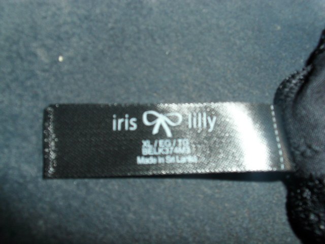 3 Hipster von Iris & Lilly, schwarz mit Spitze, Gr. 48 OVP