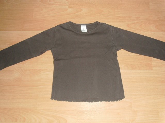 Langarmshirt von Palomino, antrazith, Gr. 116