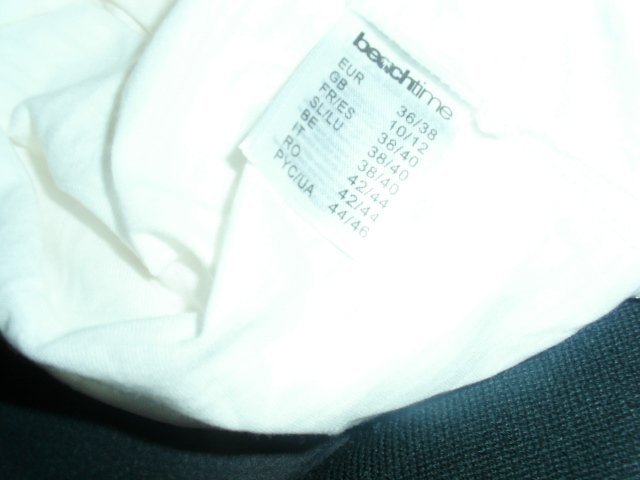 T-Shirt von Beachtime, wollweiß, Gr. 36/38