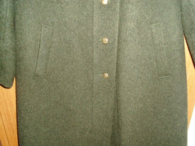 Lodenmantel von Weyrer, dunkelgrün, Gr. 42