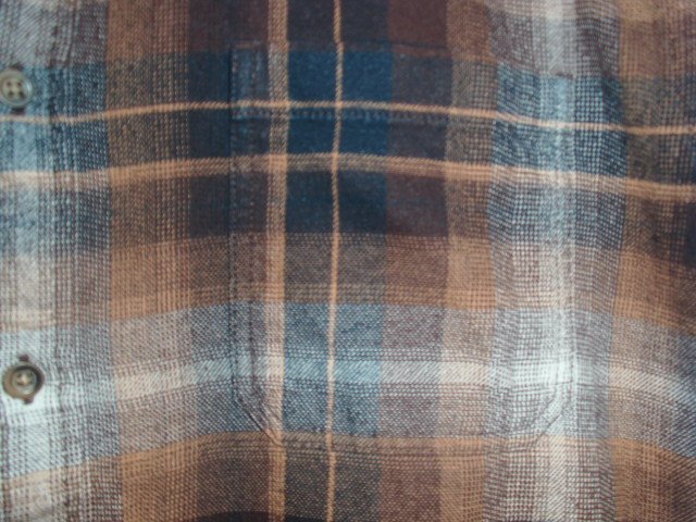 Hemd von C&A, braun kariert, Gr. XXL