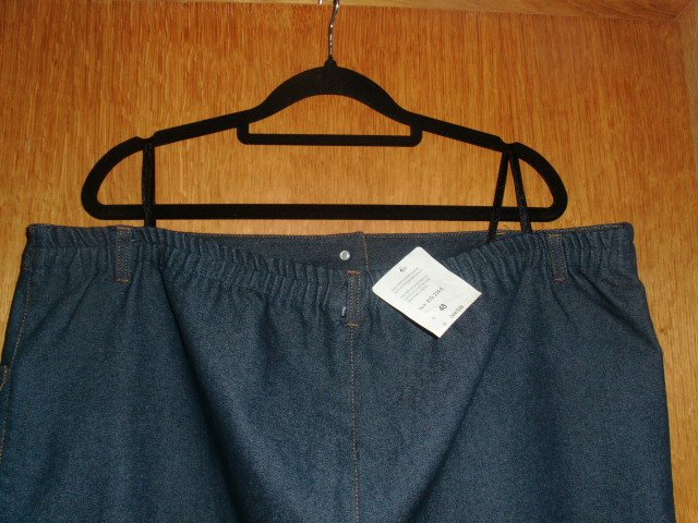 Jeansrock von Meine Größe, blau, Gr. 48 mit Etikett