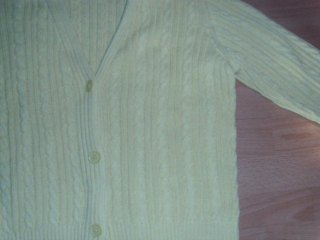 Strickjacke von Esmara, gelb, Gr. 44/46