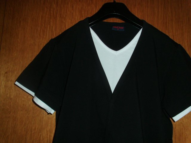 T-Shirt von Free Side, schwarz-weiß, Gr. 38/40