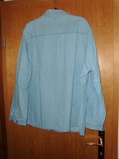Jeansbluse von Canda, hellblau, Gr. 50