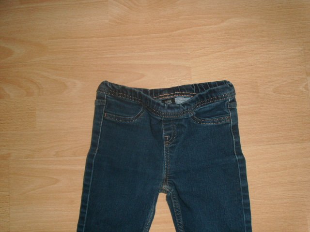 Jeans von Kiki & Koko,blau mit Rundumbund, Gr. 122