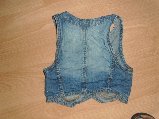 Jeansweste von Hot & Spicy, blau, Gr. 122