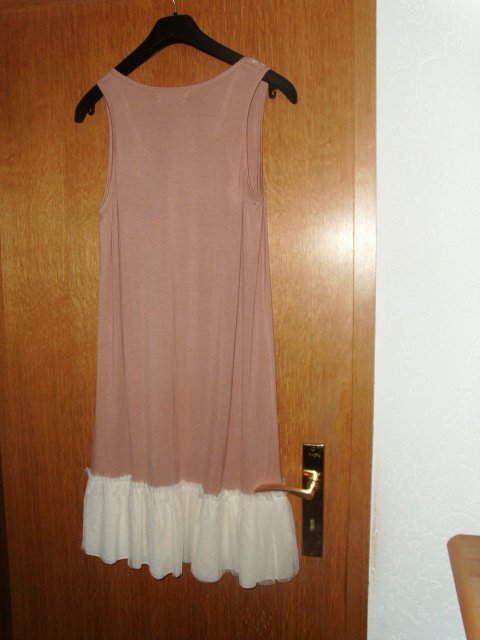 Kleid von Meisie, altrosa mit Spitze, Gr. 40/42 neu