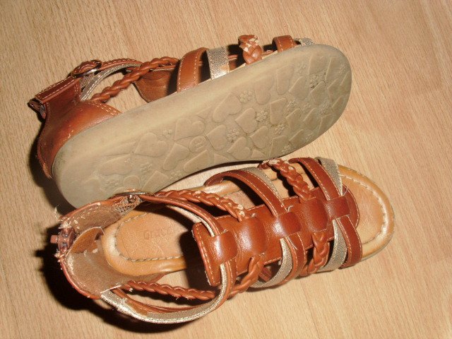 Sandalen von Graceland, braun-gold, Gr. 31