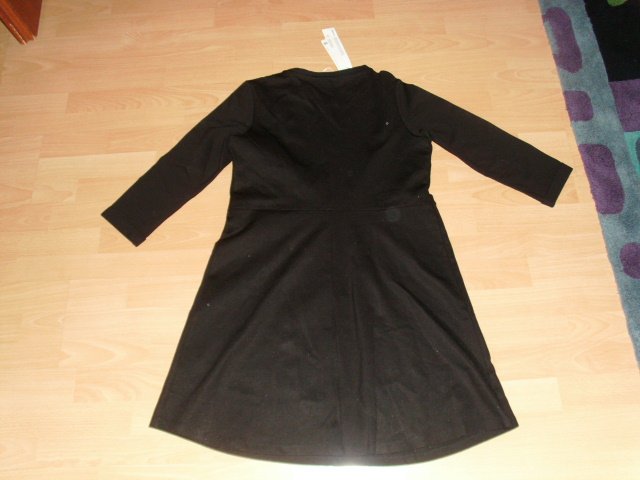 Jerseykleid von Esprit, schwarz, Gr. 42 mit Etikett