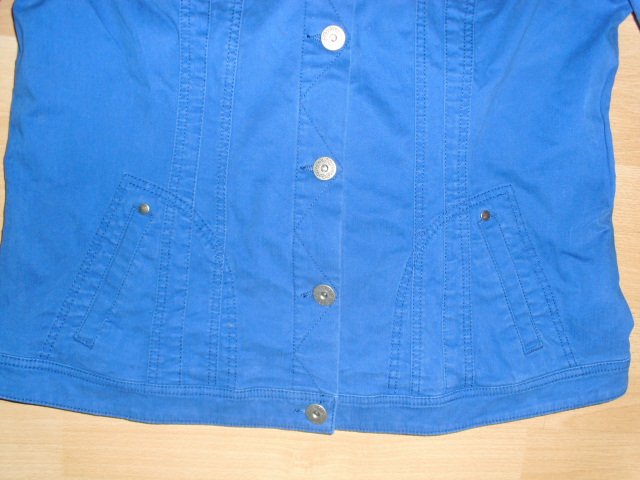 Jeansjacke von Gina Laura, mittelblau Gr. 44 (L)